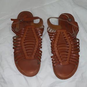 Brown sandals